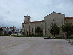 La iglesia de Saint-Nicolas, en La Tranche-sur-Mer.