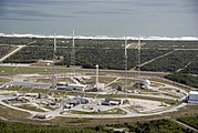 Launch pad 40 awaiting Falcon 9 rocket.