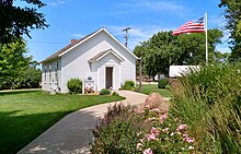 De Smet School, first school in De Smet and attended by Laura Ingalls Wilder and Carrie Ingalls