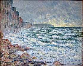 Claude Monet, Fécamp, bord de mer, 1881.