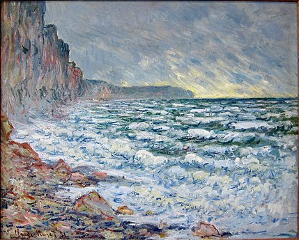 Claude Monet, Fécamp, riva del mare (1881)