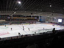 Von 1963 bis 1976 spielte auch die GAK-Eishockeysektion im Eisstadion Graz-Liebenau