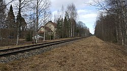 Liperin entinen rautatieasema keväällä 2017