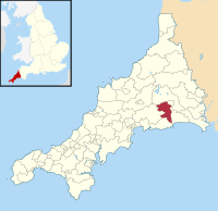 Liskeard South and Dobwalls electoral division map 2021.svg