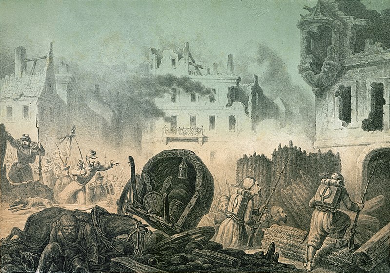 File:Litografi, Scene fra indtagelsen af Sevastopol, 8. september 1855.jpg