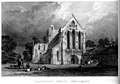 Llanercost Priory, Cumberland, engraving after T Allom, 1832