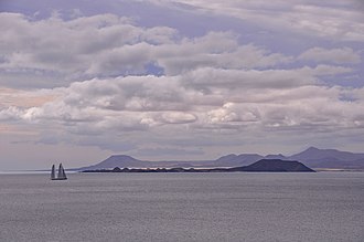 View of La Bocayna strait, with Lobos, and Fuerteventura beyond Lobos R01.jpg