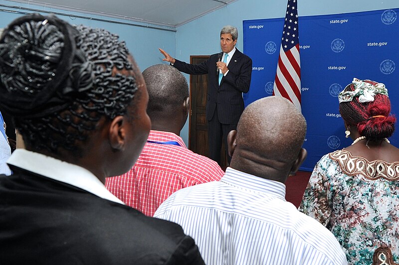 File:Local Staff at Embassy Juba Listens to Secretary John Kerry Speak.jpg