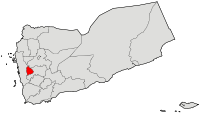 Položaj muhafaze Raima na karti Jemena