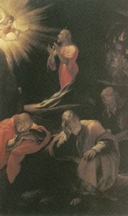 Giovanni Paolo Lomazzo, Oration of Christ in the Garden (16th century), church of San Carlo al Corso Lomazzo6.jpg
