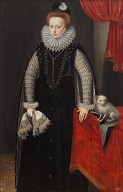 Портрет Сибиллы кисти Лукаса ван Фалькенборха, ок. 1579—1580