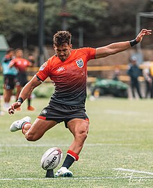 Luke Burton goal kicking Luke Burton, San Diego Legion..jpg