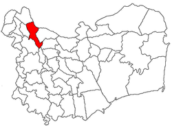 Location of Luncaviţa