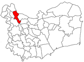 Umístění v Tulcea County