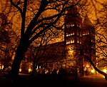 Lunds domkyrka i kvällsljus (1 januari - 11 mars)