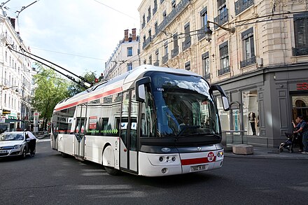 A Cristalis trolley bus