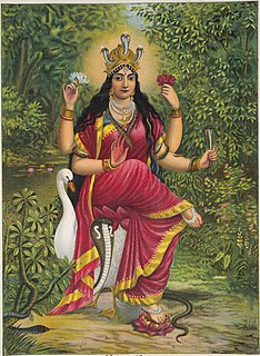 Manasa Hindu folk goddess of snakes