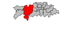 Kanton na mapě arrondissementu Clermont-Ferrand