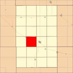 Map highlighting Ord Township, Antelope County, Nebraska.svg