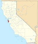 Map of California highlighting San Mateo County.svg