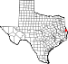 Map of Texas highlighting Sabine County.svg
