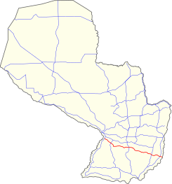 Mapa de la Ruta 18 de Paraguay.svg
