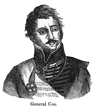 <span class="mw-page-title-main">Martín Perfecto de Cos</span> General of the Mexican Army