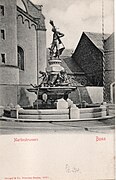 Martins­brunnen nach Erst­errichtung 1902, (Post­karte von 1904)
