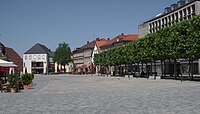 English: Pedestrian zone in the city center of Bayreuth Deutsch: Fußgängerzone Maximilianstraße Bayreuth