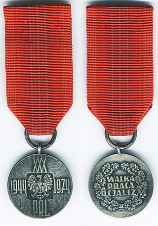 <span class="mw-page-title-main">Medal of the 30th Anniversary of People's Poland</span> Award