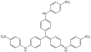 Structural formula of Acid Blue 93