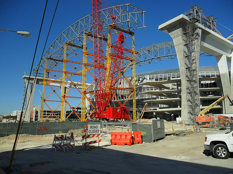 File:Miami Marlins Ballpark construction-February 2011.JPG