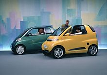 Micro Compact Car (Studie links: Eco Sprinter, rechts: Eco Speedster)