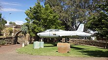 Military Tank found in the yard of the Military Museum as part of exhibitions Bloemfontein. Military Museum Aircraft.jpeg