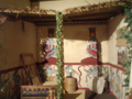 Reconstruction of a birthing room in the Rosicrucian Egyptian Museum.