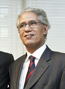 Mohamed Salem Ould Salek, Former Minister of Foreign Affairs of the Sahrawi Arab Democratic Republic, in 2013. Mohamed Salem Ould Salek.jpg