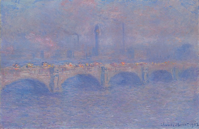 File:Monet - Waterloo Bridge, Sunlight Effect, 1903.jpg