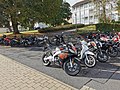 28 September 2021 (according to Exif data) File:Motorräder, Mopeds und Motorroller in Tauberbischofsheim KSTBB.jpg