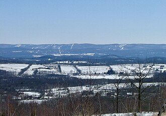 A view of Mountain Creek from across the valley