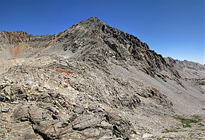 View from atop Pinchot Pass, looking west at Mount Wynne Mt. Wynne from Pinchot Pass.jpg