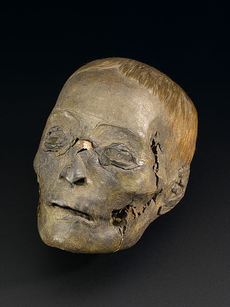 File:Mummified head, without wrappings, no provenance, Egyptian, Wellcome L0057217.jpg