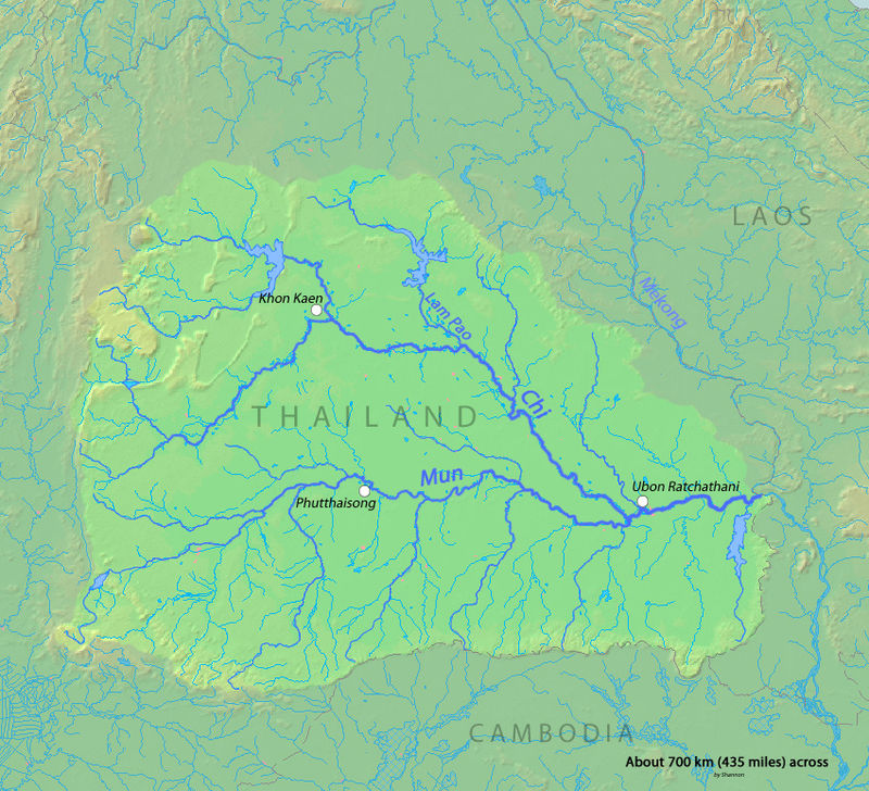 thailand river map