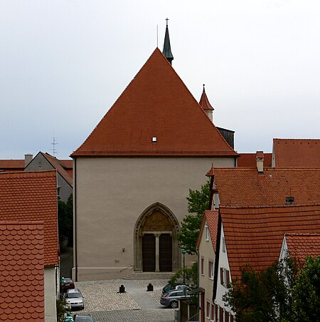 Nördlingen St Salvator Kirche Fassade