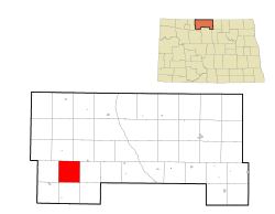 Location of Mount Rose Township