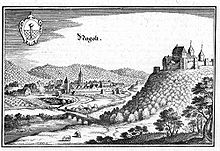 Hohennagold Castle in the first half of the 17th century Nagolt.jpg