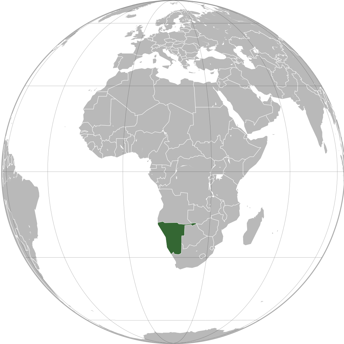 namibie carte afrique