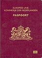 Couverture d'un passeport néerlandais