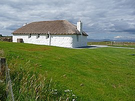 Reetgedecktes Haus in Kilvaxter