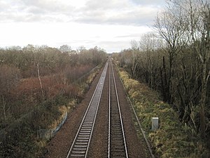 Newpark railway station (site), Lothian, 2016 (geograph 5206493).jpg