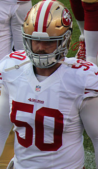 Bellore playing for the 49ers in 2015 Nick Bellore.JPG